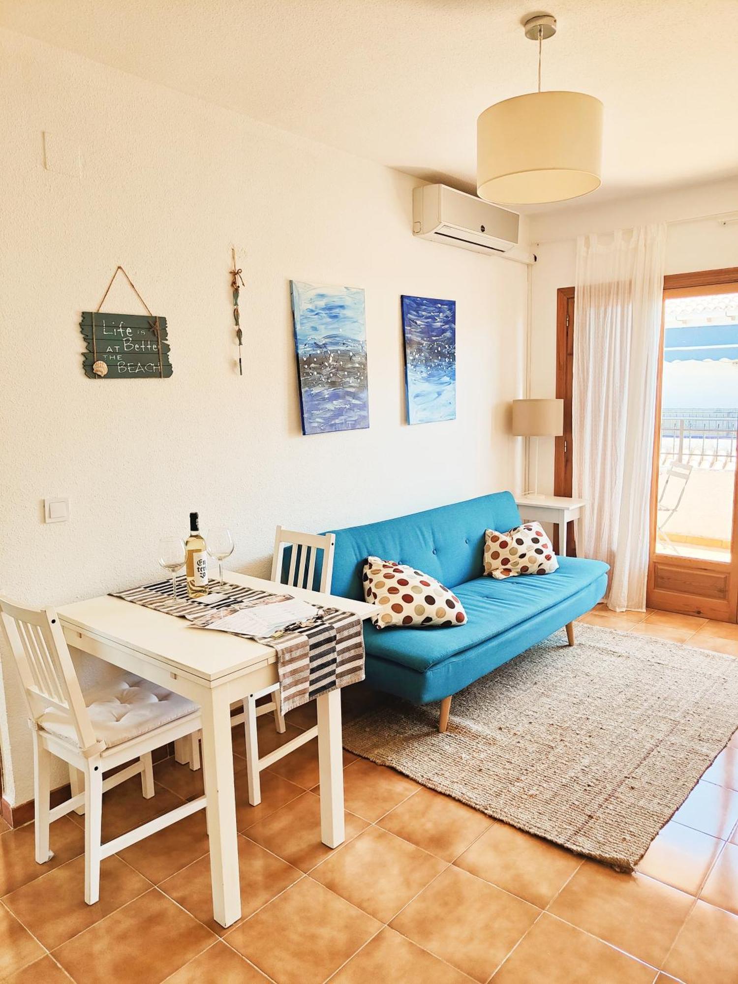 Blue House In Santa Pola Apartment Exterior foto