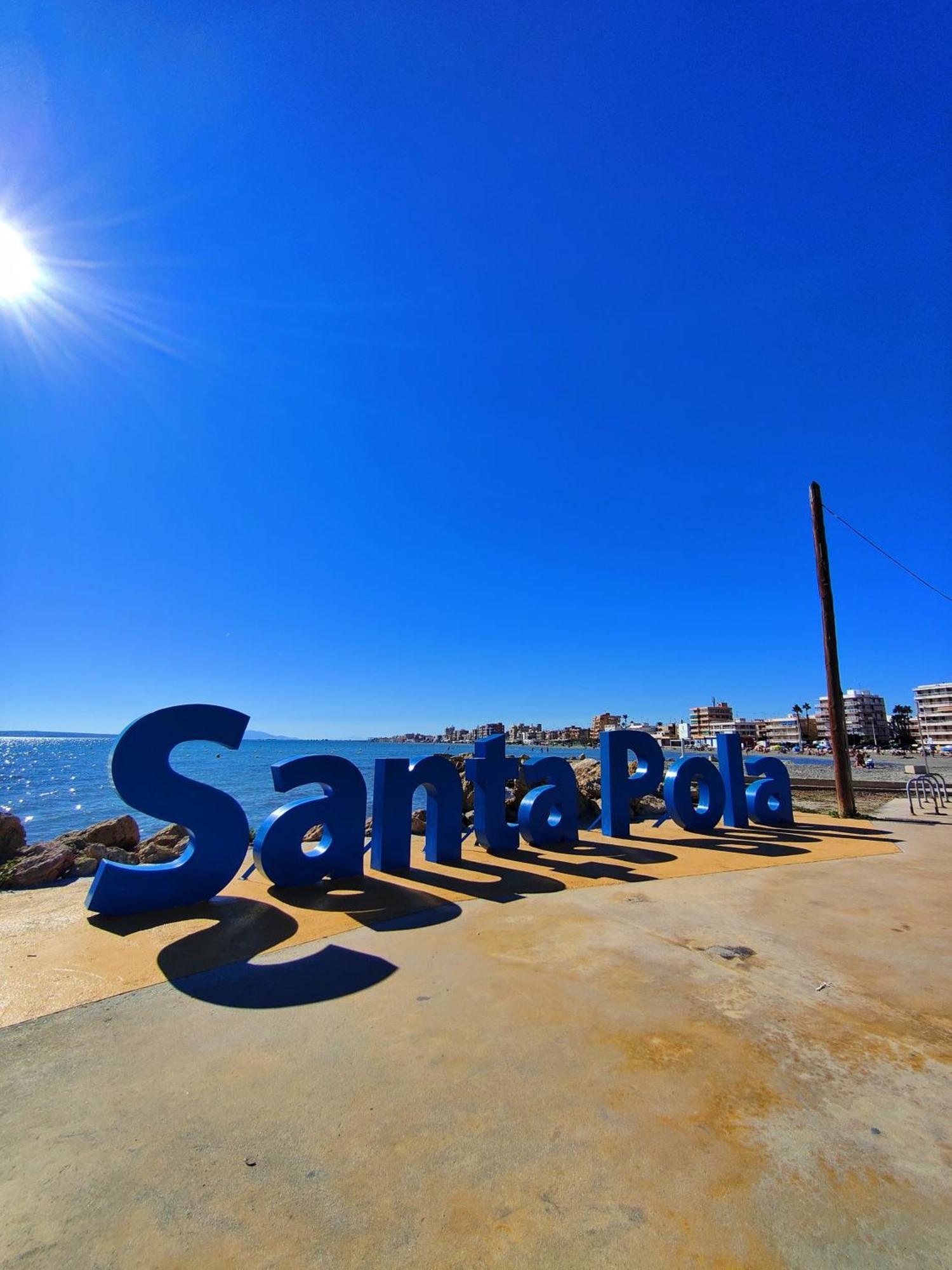 Blue House In Santa Pola Apartment Exterior foto