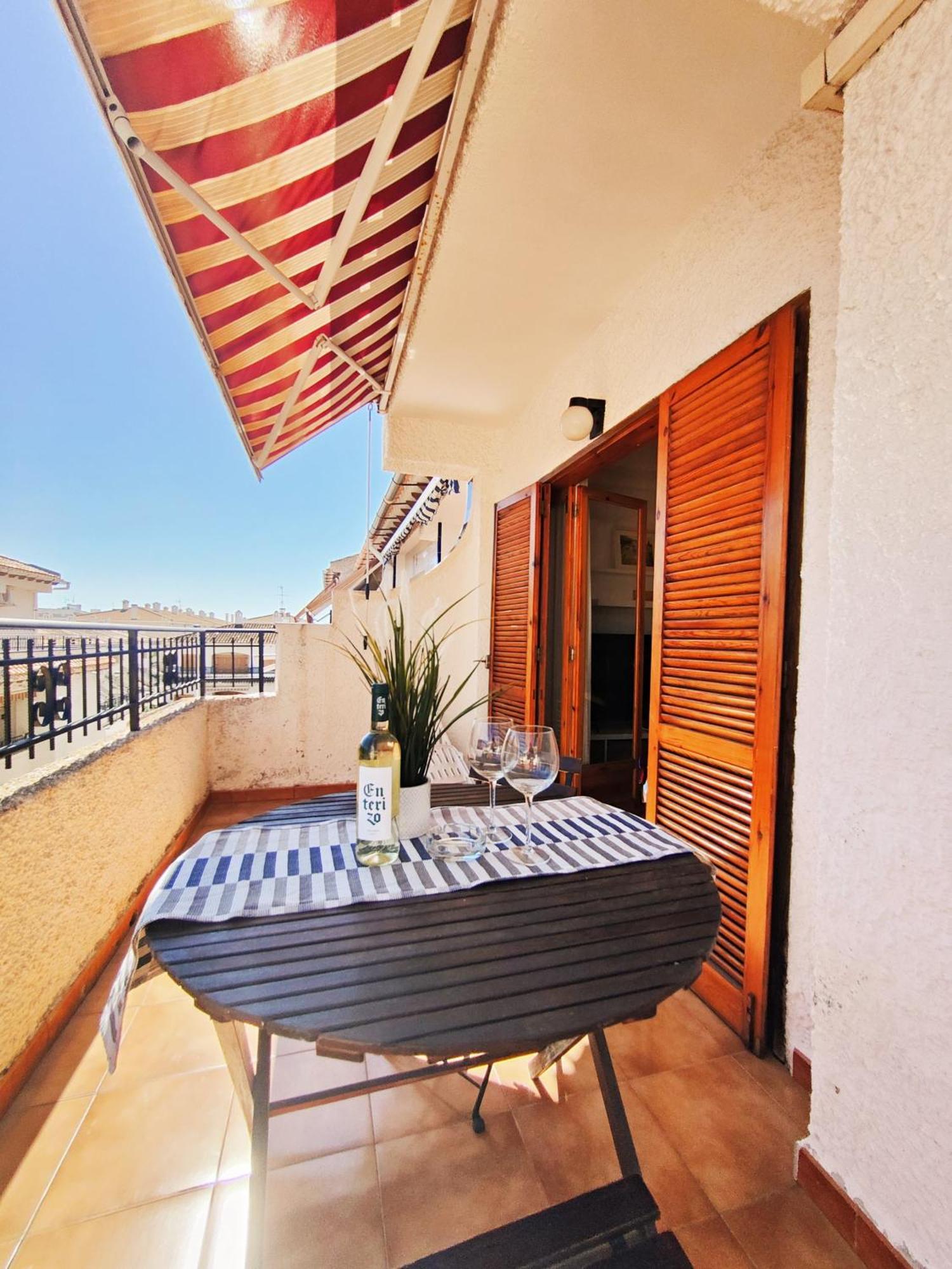 Blue House In Santa Pola Apartment Exterior foto