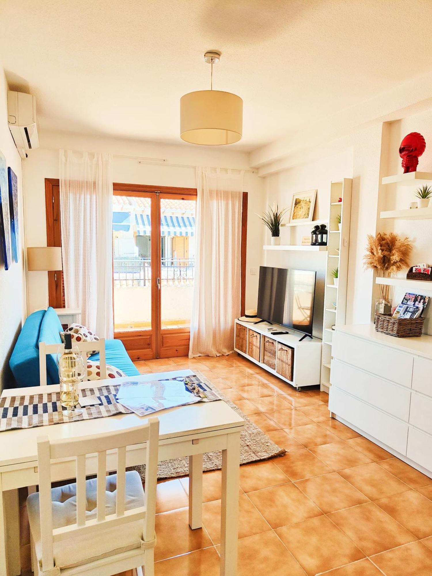 Blue House In Santa Pola Apartment Exterior foto